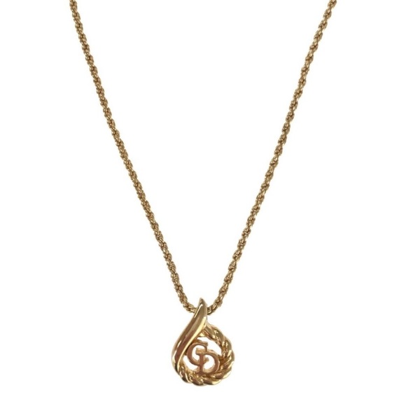 Authentic Christian Dior Vintage Gold Tone Necklace